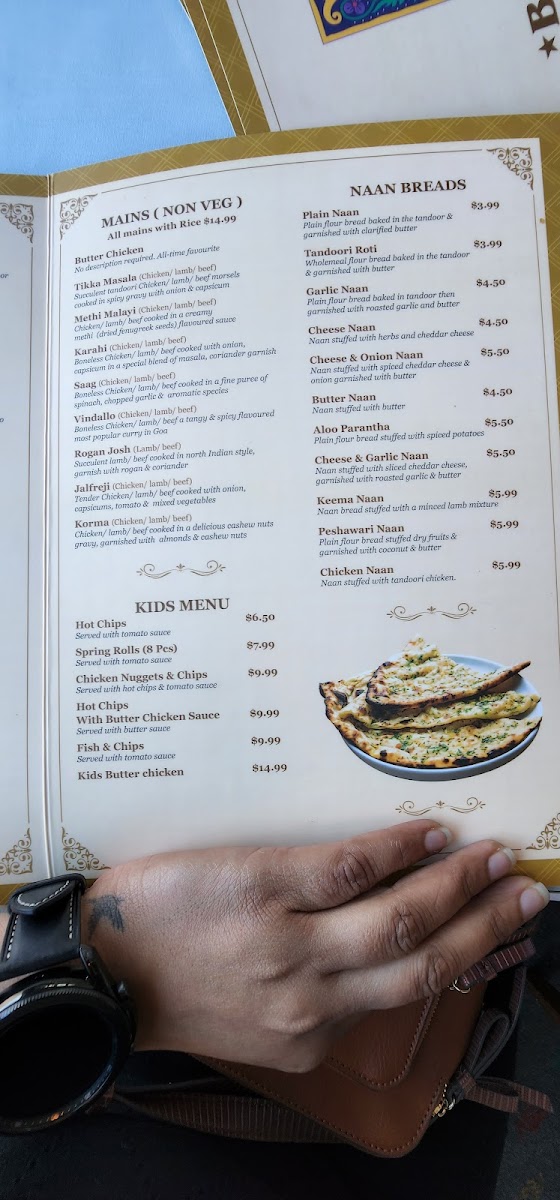 Menu Bollywood Indian Restaurant Gisborne-5